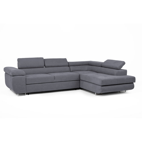 Wade Logan Vosburg Sleeper Corner Sofa Bed Wayfair.co.uk